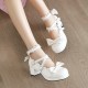 Sweet Bowknot Sweet Lolita Style Shoes (19901)